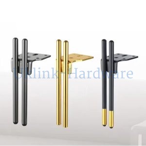 heavy duty iron sofa legs for strong furniture support in silver gold and black finishes