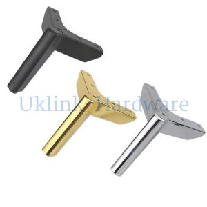 T-shaped decorative metal sofa legs for modern furniture replacement