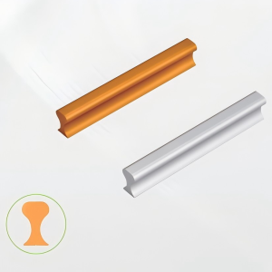 cabinet groove pull handle