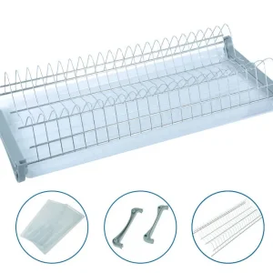 Kitchen Storage Pull-Down Dish Dryer Drainer Rack