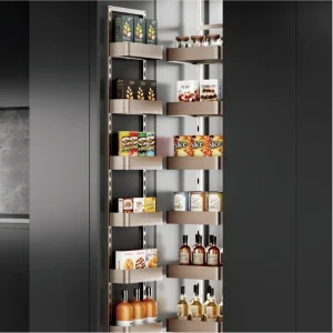 Modern Steel Kitchen Tall Storage Baseket
