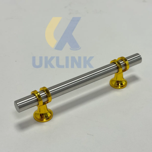 silver gold drawer pull