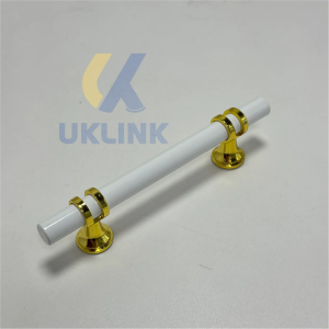 white gold bar handle