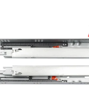 Concealed Undermount Slide with 3D Push-to-Open Mechanism (3D Handle Version)