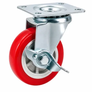PVC Caster With Brake