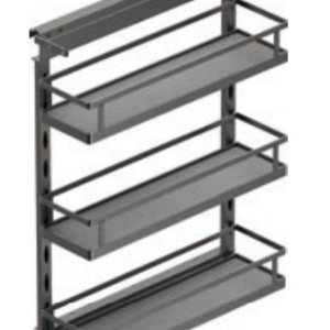 Steel Kitchen Cabinet Side-Mounted Pull-Out Basket