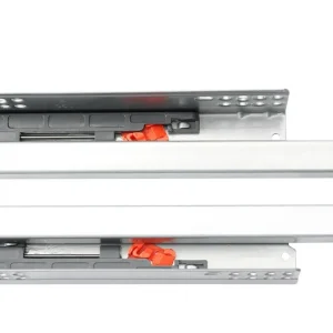 Two-fold Soft-close Concealed Undermount Slide (Handle Version)