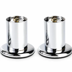 Silvery Adjustable Screw Furniture Leg