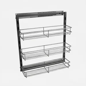 3-Tier Pull-Out Wire Basket Organizer UKLinkHardware