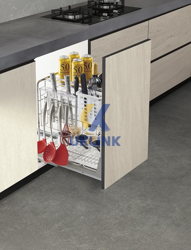 304 Stainless Steel Multi-Compartment Pull-Out Kitchen - Image 2