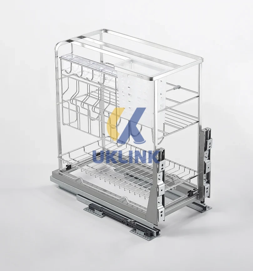 304 Stainless Steel Multi-Compartment Pull-Out Kitchen - Image 3