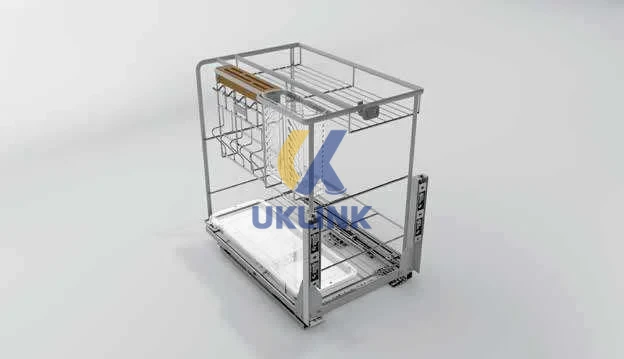 304 Stainless Steel Multi-Compartment Pull-Out Kitchen - Image 4