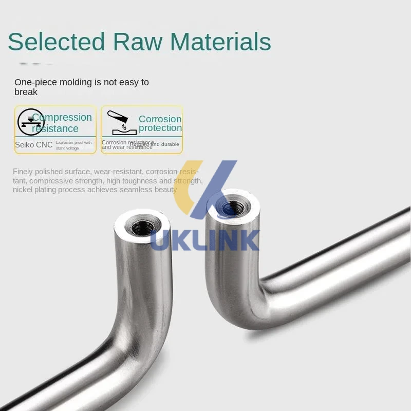 304 Stainless Steel Nickel-Plated L-Shaped Sofa Legs
