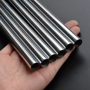 Polished Stainless Steel Round Furniture Legs 120mm