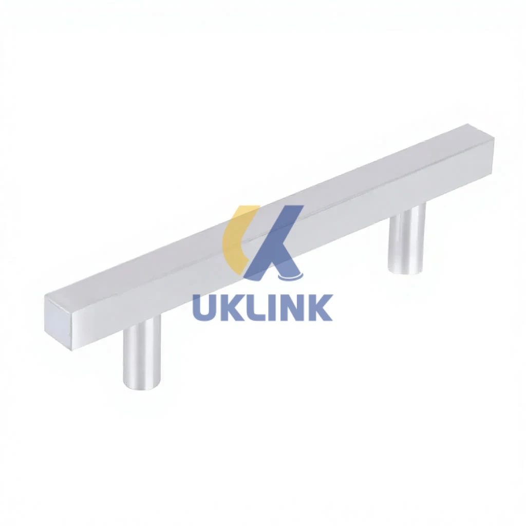 Brushed Aluminum T-Bar Cabinet Handle 128mm UKLinkHardware