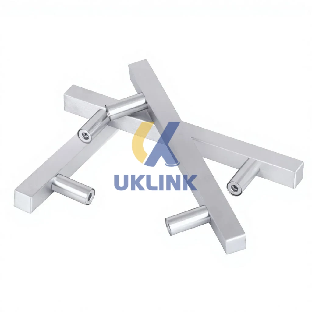 Brushed Aluminum T-Bar Cabinet Handle 128mm UKLinkHardware - Image 2