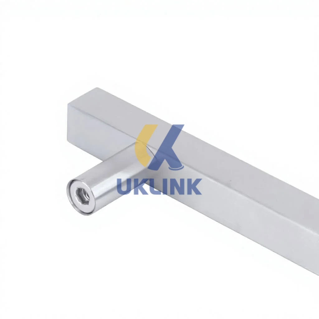 Brushed Aluminum T-Bar Cabinet Handle 128mm UKLinkHardware - Image 3