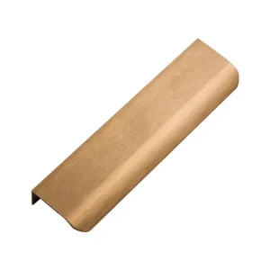 Brushed Brass Aluminum U-Channel Edge Banding 2mm×22mm