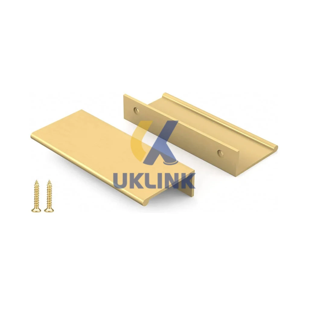 Brushed Brass L-Profile Door Stopper - Image 2