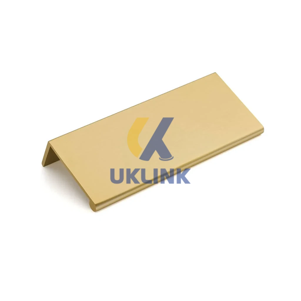 Brushed Brass L-Profile Door Stopper - Image 3