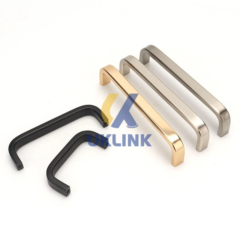 Brushed Stainless Steel D-Shape Cabinet Handles 128mm - Image 3