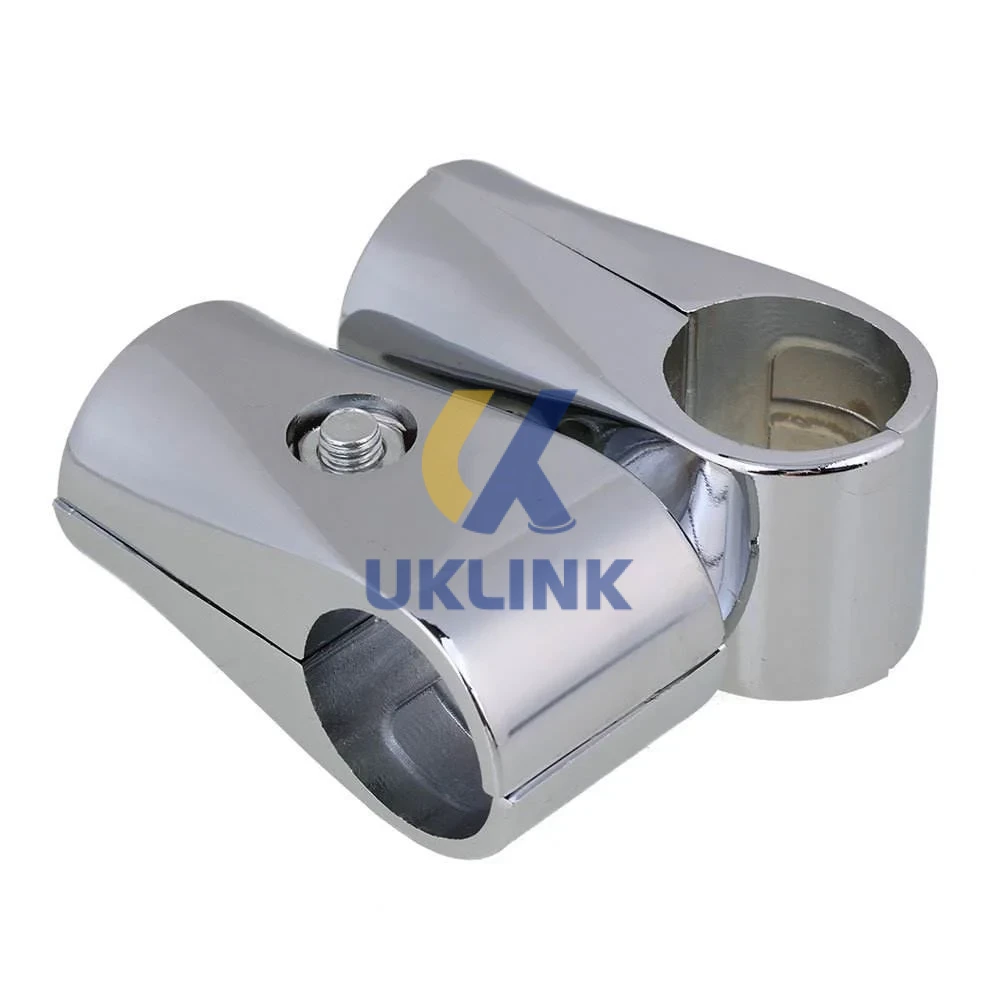 Chrome Aluminum T-Joint Connector 25mm