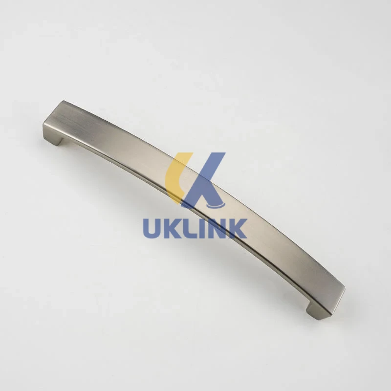 Brushed Stainless Steel Rectangular Cabinet Pull Handle