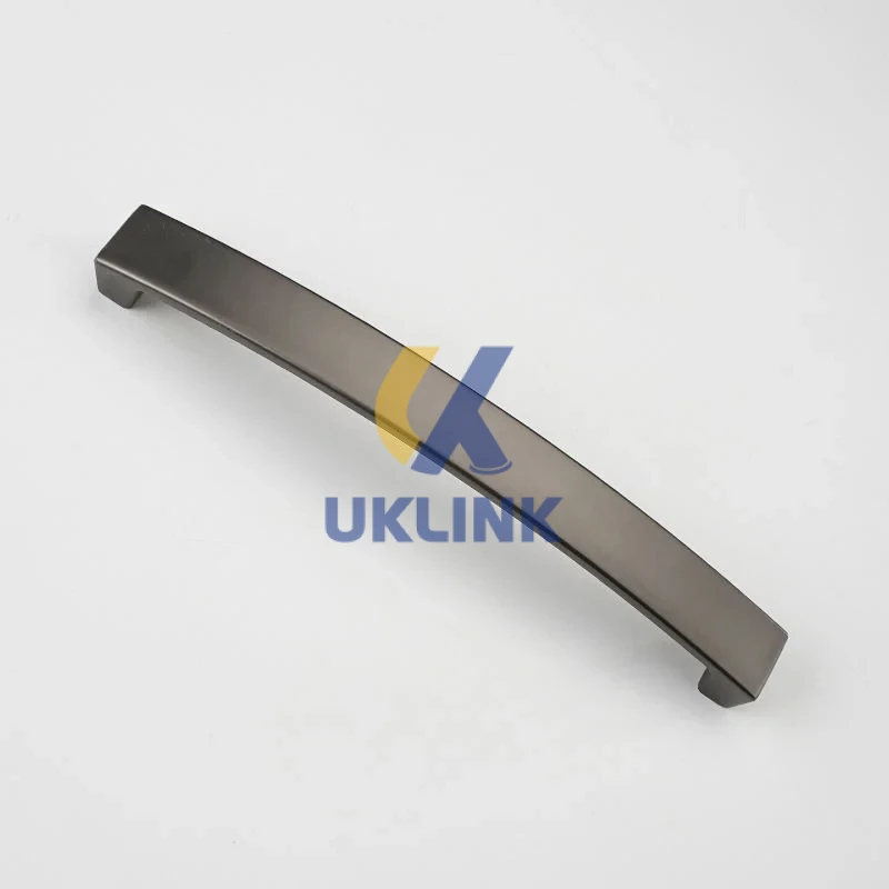 Brushed Stainless Steel Rectangular Cabinet Pull Handle - Image 4