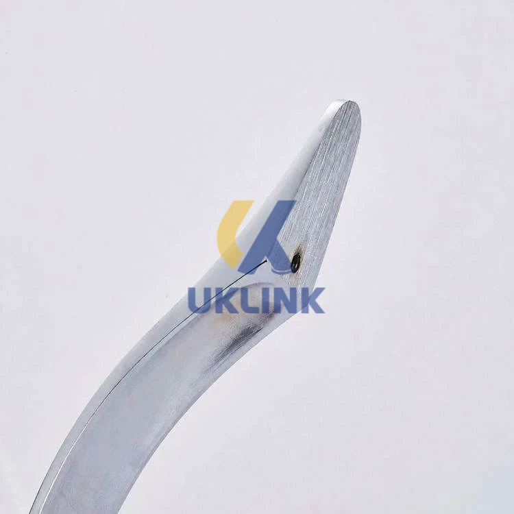 Brushed Stainless Steel Wave-Profile Cabinet Pulls - Image 4