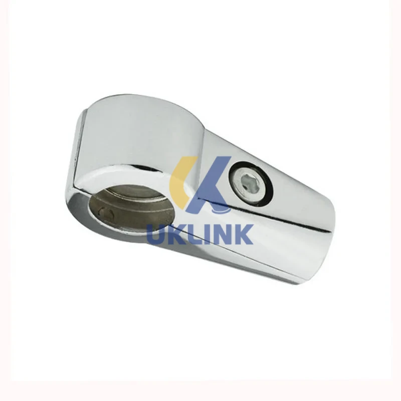 Chrome-Plated Steel Dual-Tube Clamp Connector - Image 2