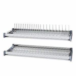 Cabinet Mounted 2-Tier Dish Drain Rack UKLinkHardware