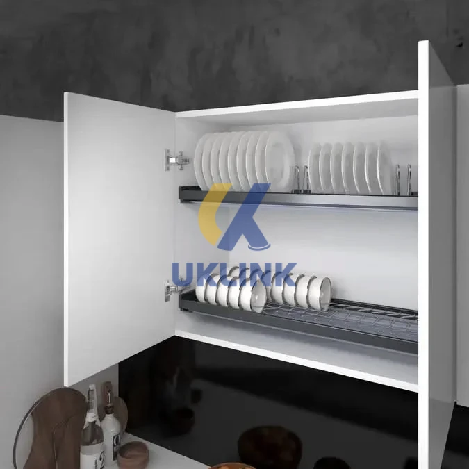 Cabinet Mounted 2-Tier Dish Drain Rack UKLinkHardware - Image 2