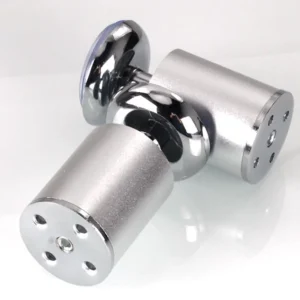 Chrome-Plated Aluminum Cylindrical Leveling Feet 50mm