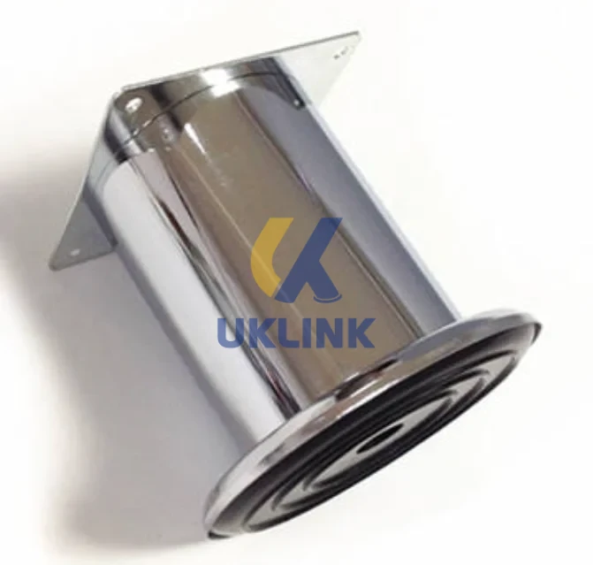 Chrome-Plated Iron Flared-Base Cylindrical Sofa Legs - Image 2