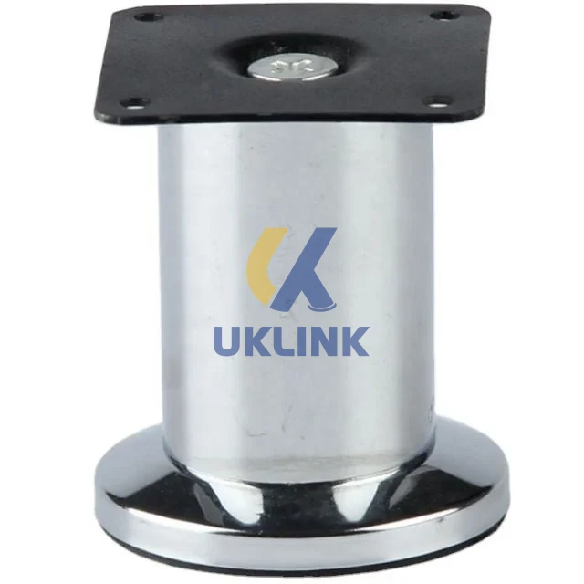 Chrome Steel Fixed Furniture Leg - Image 3