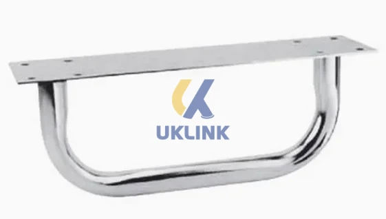 Chrome-Plated Steel U-Shape Cabinet Handle 120mm