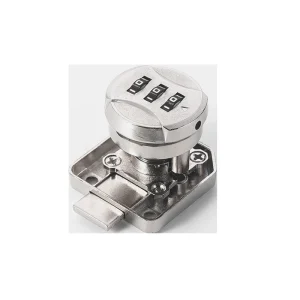 Chrome-Plated Rotary Wardrobe Lock