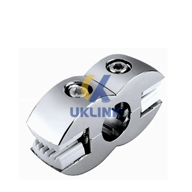 Chrome Oval Rod Clamp Double Screw UKLinkHardware - Image 2