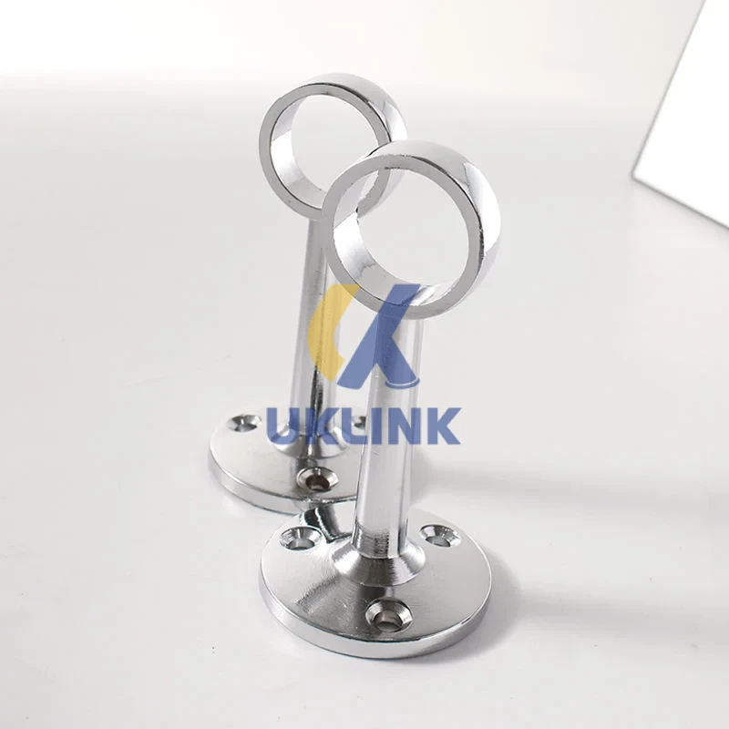 Chrome Wardrobe Rail Support Bracket UKLinkHardware