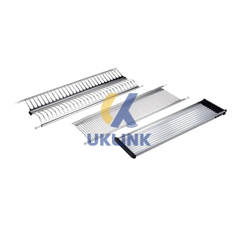 Chrome Wire 2-Tier Cabinet Dish Rack UKLinkHardware - Image 3