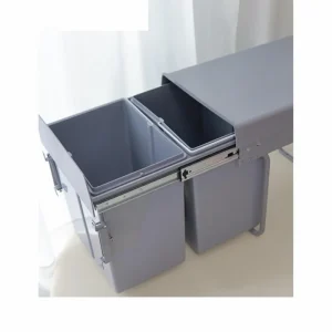 Double Pull-Out Waste Bin Sliding Kit UKLinkHardware