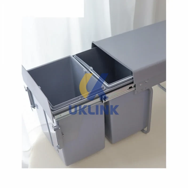 Double Pull-Out Waste Bin Sliding Kit UKLinkHardware