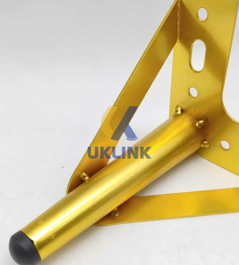 Gold-Plated Steel V-Shaped Sofa Legs with Black Non-Slip - Image 3