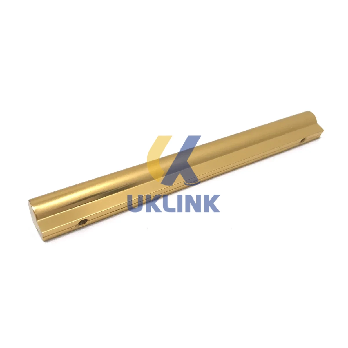 Gold Anodized Aluminum D-Shaped Wardrobe Leg 100mm - Image 2