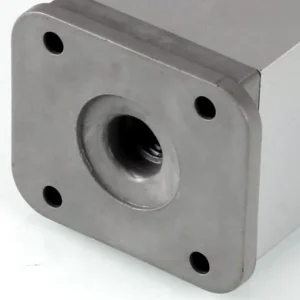 Matte Gray Die-Cast Zinc Square Leveling Feet M10
