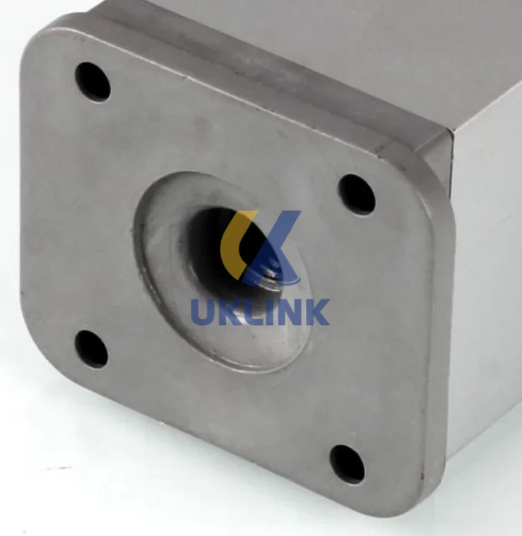 Matte Gray Die-Cast Zinc Square Leveling Feet M10