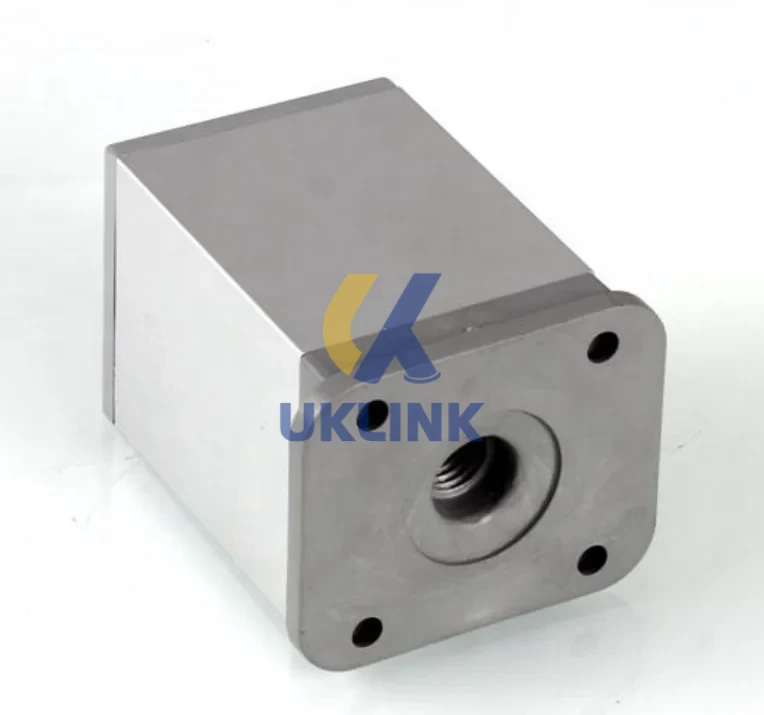 Matte Gray Die-Cast Zinc Square Leveling Feet M10 - Image 3