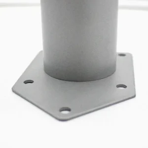 Grey Steel Swivel Caster Furniture Leg