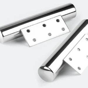 Mirror-Polished Stainless Steel Cylindrical Sofa Legs