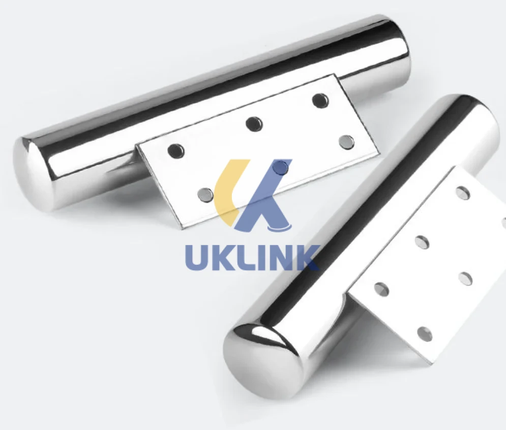 Mirror-Polished Stainless Steel Cylindrical Sofa Legs
